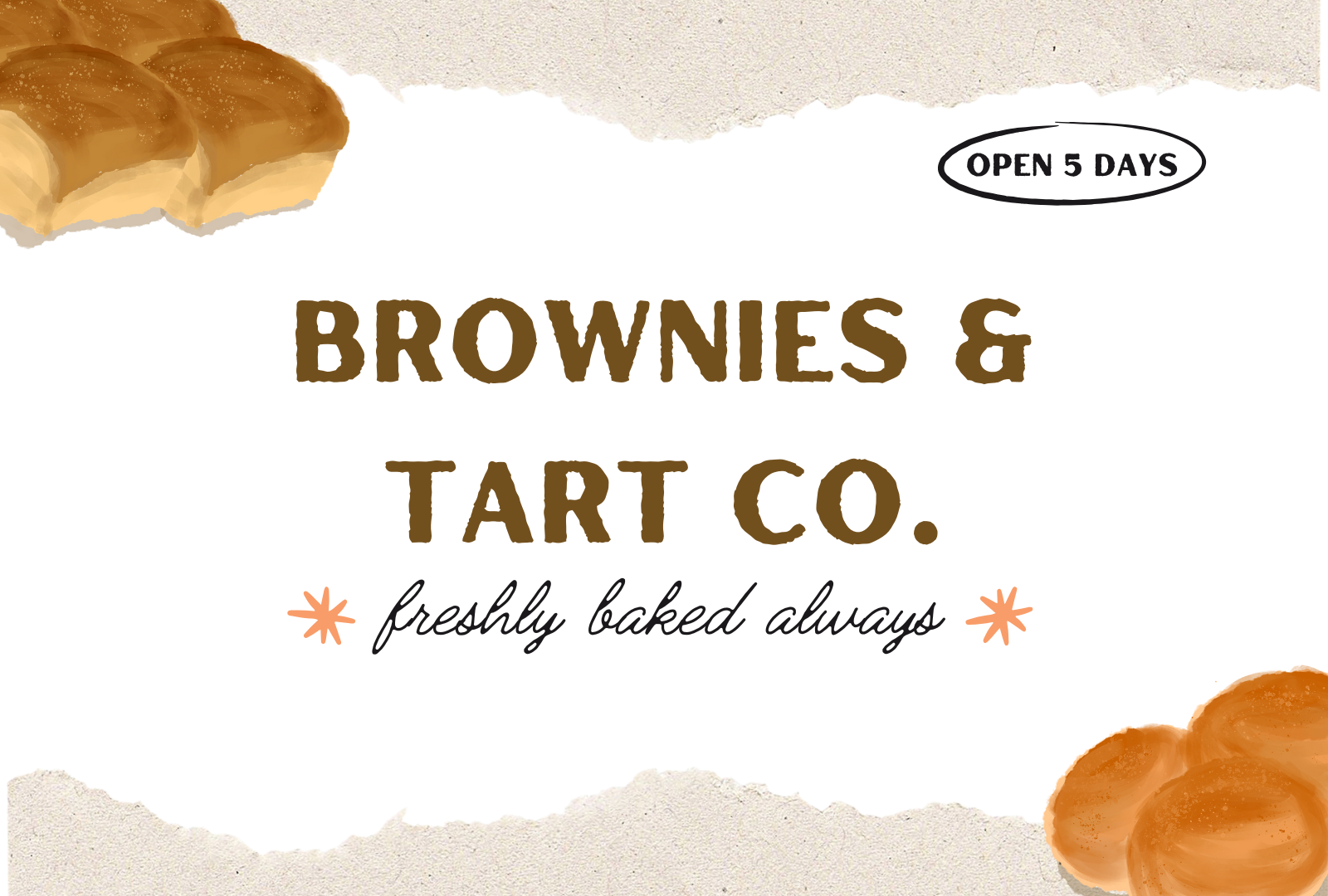 Brownies and Tart
